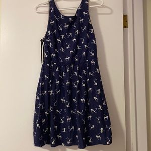 Blue cat dress